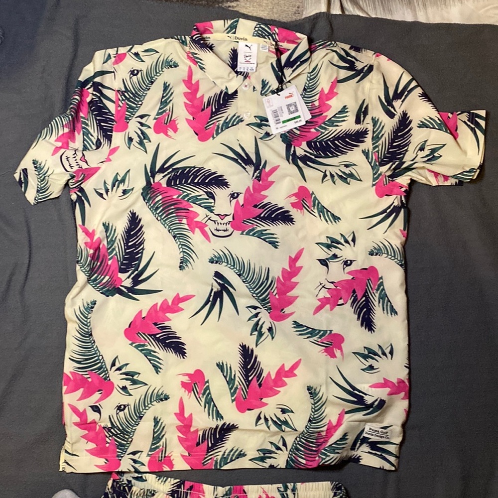 Puma polo W/ Matching shorts